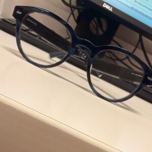 Echo Frames Blue Round Acetate